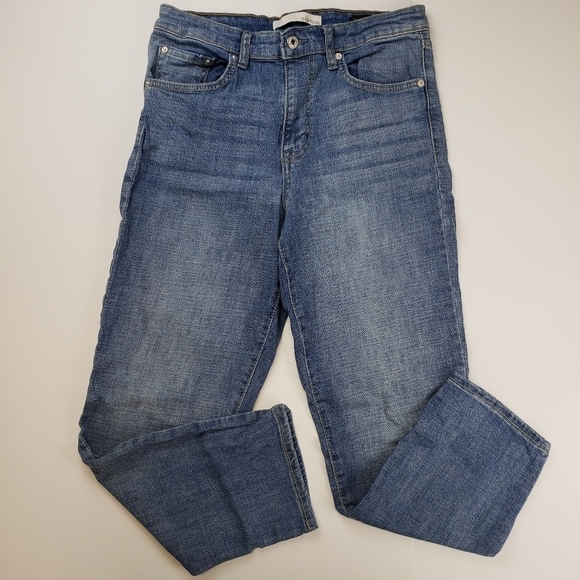 Ella Moss High Rise Straight Cropped Jeans Size 8/29 - Picture 1 of 12
